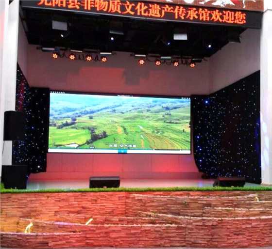舞臺幕布背景燈光設計效果